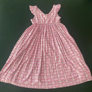Remie Girl Pink Print Junie Dress